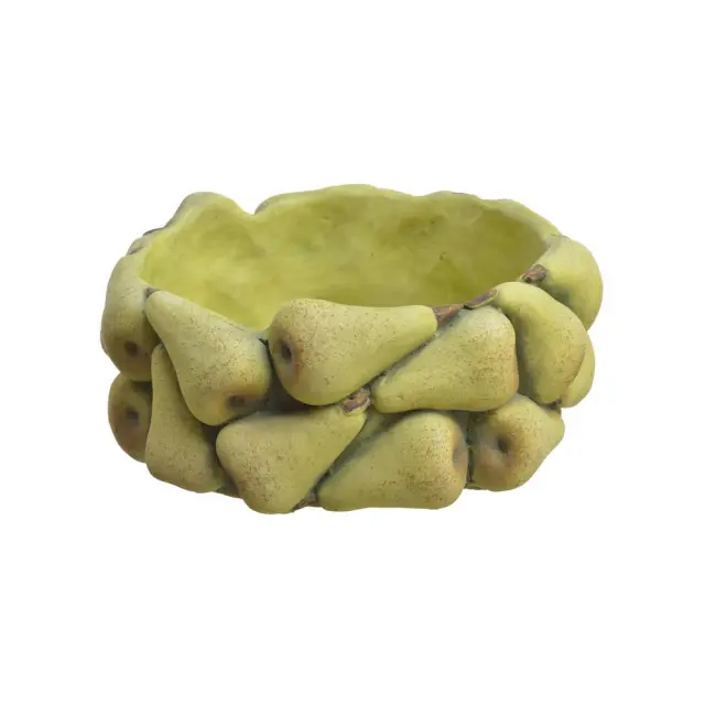 Μπολ τσιμεντένιο με αχλάδια, 20xY8,5cm