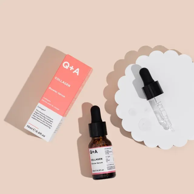 Q+A Collagen Booster Serum Αντιγηραντικός Ορός Προσώπου, 15ml 2