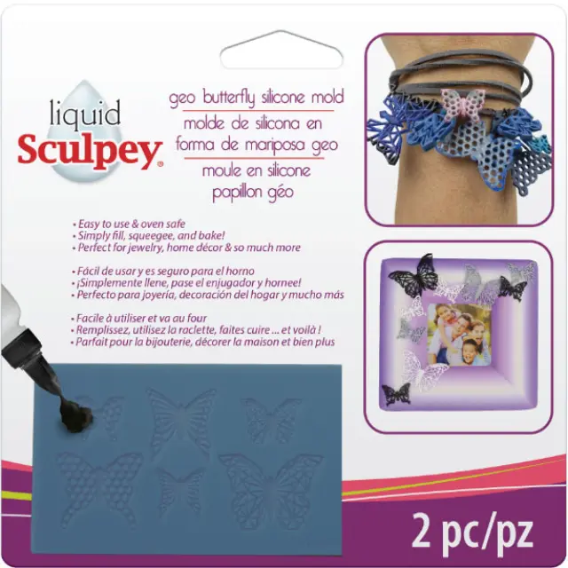 Καλούπι για Υγρούς Πολυμερικούς Sculpey - Geo Butterfly