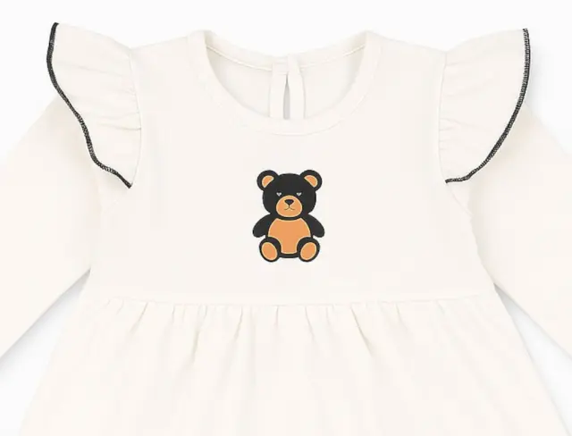 Φορεματάκι 56cm Teddy Bear White 5904506810949 2