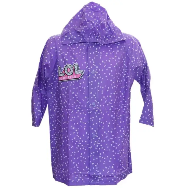 Αδιάβροχο Raincoat Παιδικό με Κουκούλα Purple LOL 8110018 - 4-5Y (104-110cm)
