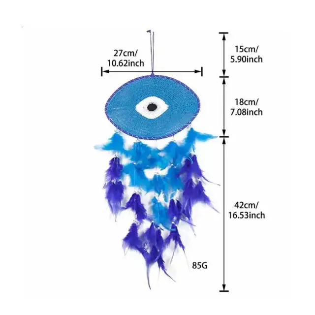 Κρεμαστό διακοσμητικό ονειροπαγίδα 75cm - Hanging decoration dreamcatcher 0101018 2