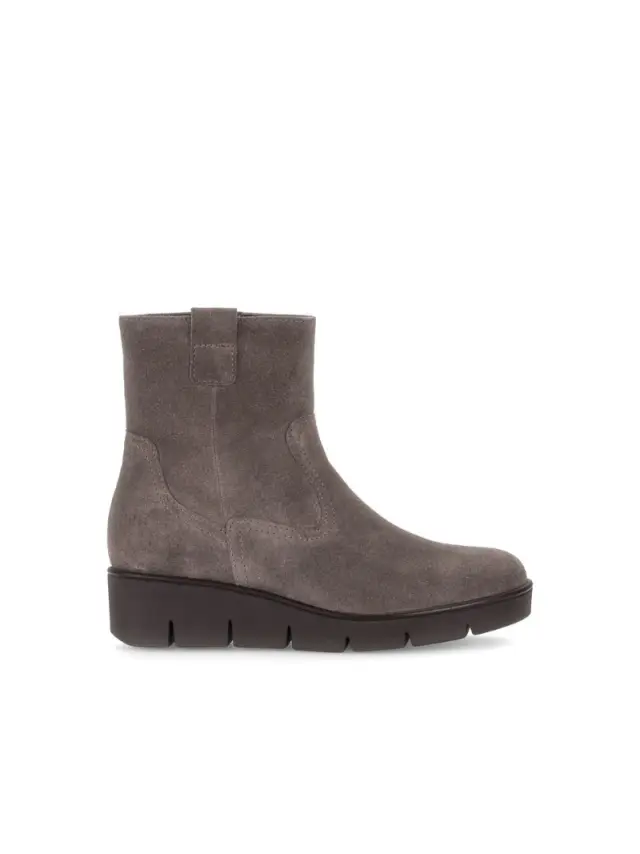 Gabor Μποτάκια Γυναικείο δέρμα Nubuck Γκρί GAB/800501 002-TAUPE - 39 3