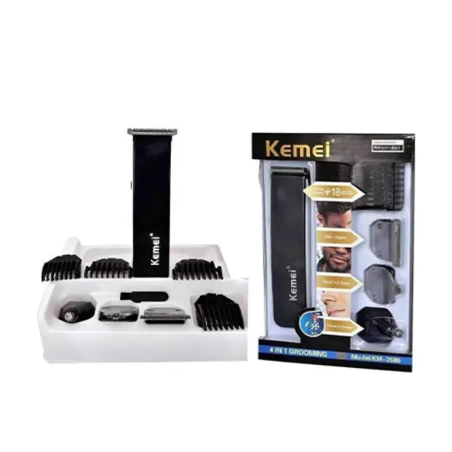 Kemei KM-3580 Σετ Επαναφορτιζόμενης Κουρευτικής Μηχανής 3