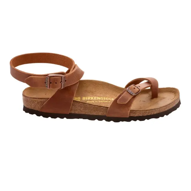 Birkenstock Πέδιλα Γυναικείο δέρμα Oiled Καφέ BIR/YARA 013383 BRAUN - 42
