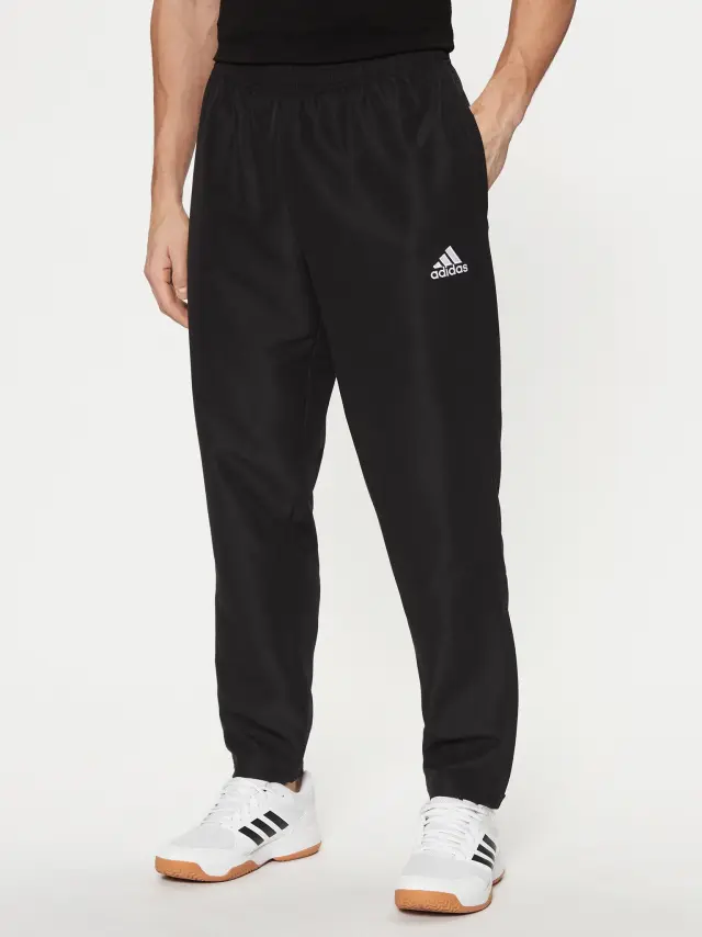adidas Entrada 22 Presentation Ποδοσφαιρικό Παντελόνι Φόρμας Γυαλιστερό Μαύρο - L