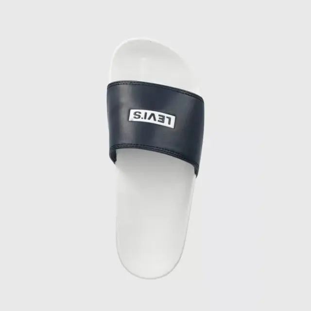 Παντόφλα Levi's June Boxtab D6568-0002 Άσπρο Μπλε - 44 3