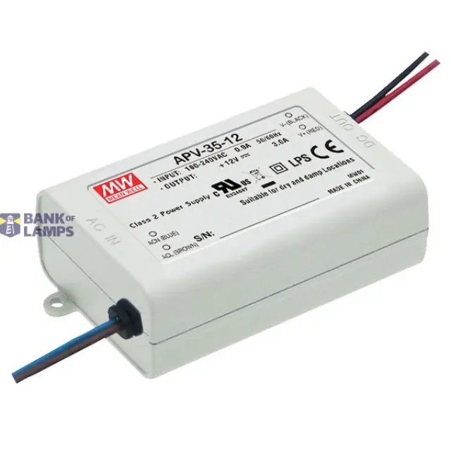 AC-DC Single output LED driver Constant Voltage (CV); Output 24Vdc at 1.5A 35W