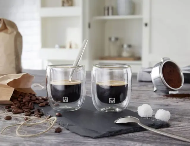 Σετ Φλυτζάνια Espresso Double Wall Zwilling με χωρητικότητα 80ml - 2 τεμάχια39500-075