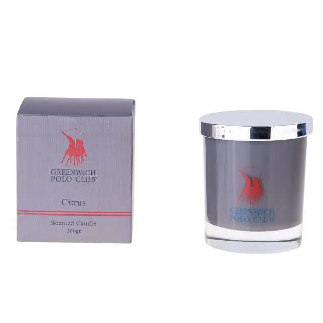 Αρωματικό Κερί 200gr Greenwich Polo Club 3004 Citrus Γυάλινο