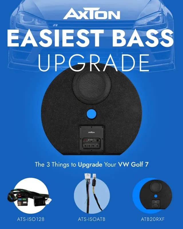 Axton VW Golf 7 set upgrade subwoofer