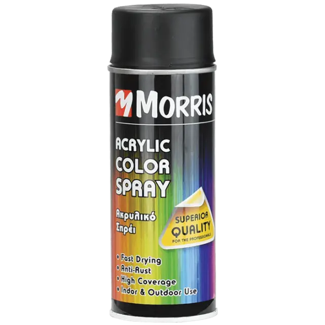 SPRAY ΜΠΛΕ-ΓΑΛΑΖΙΟ ΓΥΑΛΙΣΤΕΡΟ RAL5012 MORRIS 400ML 28515