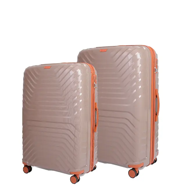 Σετ Βαλίτσες Cardinal 7000 μεγάλη XL 76x32,5x51 cm + 86x36x56 cm μπεζ - One Size