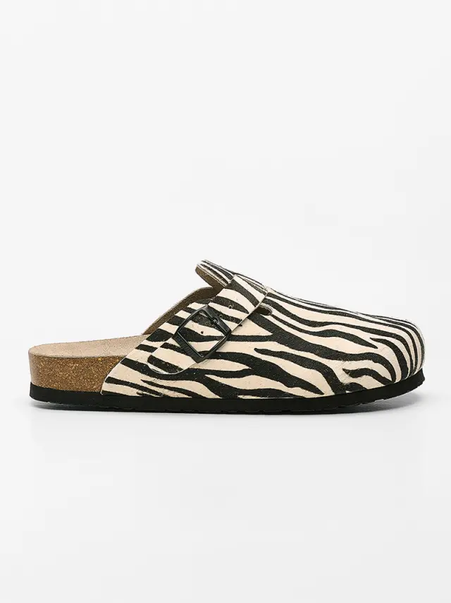 Genuins Σαμπώ Γυναικείο Δέρμα Pony Prints GEN/RIVA G106597 ZEBRA 3