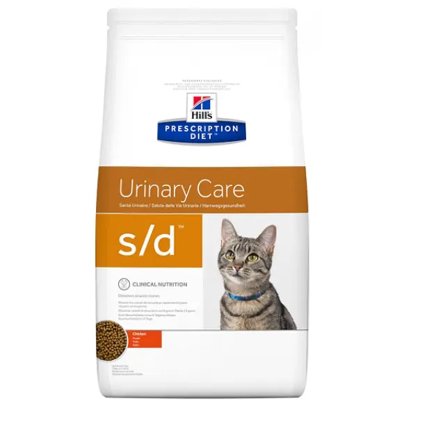 Hill s Prescription Diet Urinary Care s/d Ξηρά Τροφή για Ενήλικες Γάτες με Ευαίσθητο Ουροποιητικό με Κοτόπουλο 1.5kg