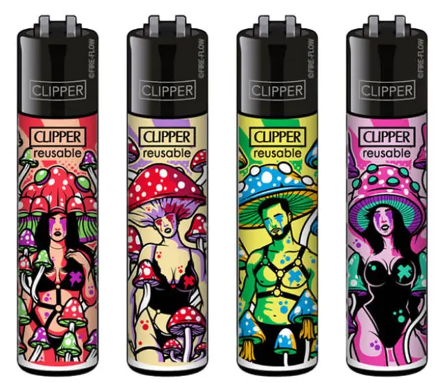 Clipper Αναπτήρας Μεγάλος - Kinky Shrooms