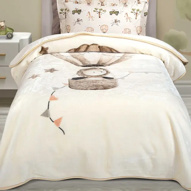 Κουβέρτα 160X220 Μονή 650gsm Essential Greenwich Polo Club 8860 Taupe 100% Πολυέστερ 2