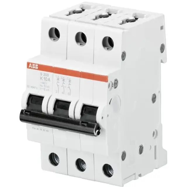 Miniature Circuit Breaker S203 3P 16A K Curve