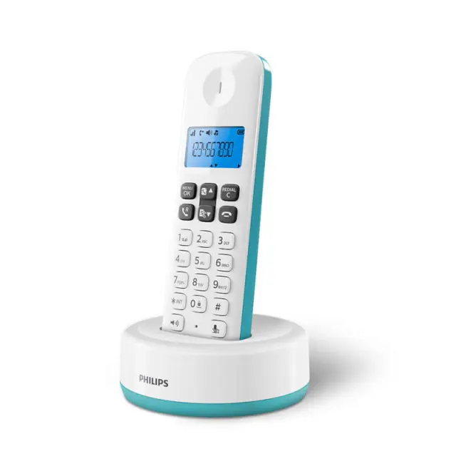 PHILIPS D1611T/GRS Ασύρματα Τηλέφωνα Turquoise