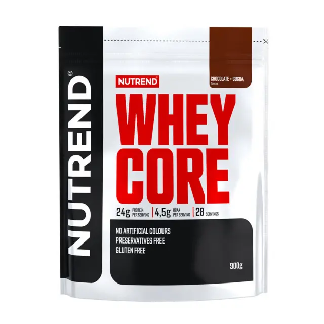 Nutrend Whey Core Chocolate & Cocoa, 900 g