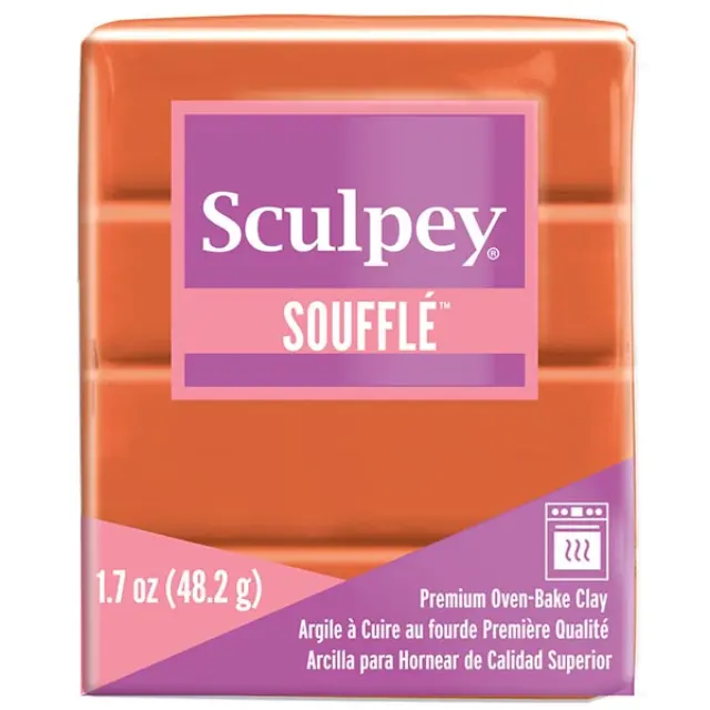 Πηλός Κοσμημάτων Sculpey Souffle - 6033 Pumpkin - 48gr