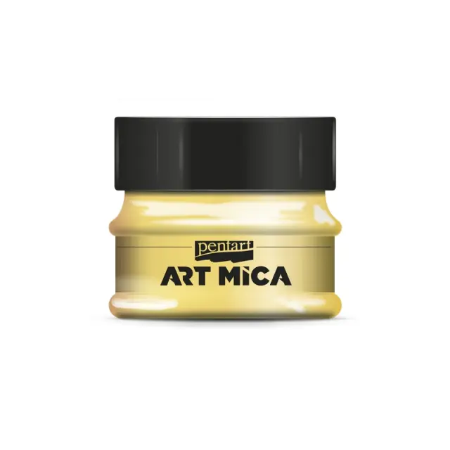 Μίκα Art Mica Pentart, Yellow, 9gr