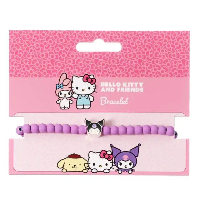 Βραχιόλι KUROMI - Purple - Bead Bracelet 2