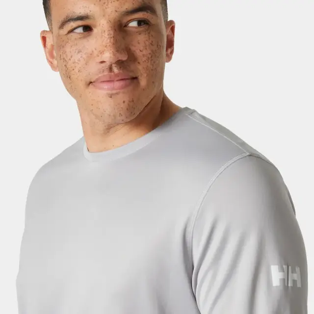 Helly Hansen Tech Crew Long Sleeve 2.0 Ανδρικό Grey Fog - 2XL 3
