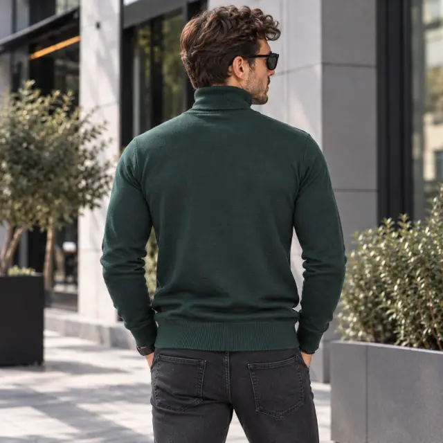 Noshame® Πλεκτό Ζιβάγκο Πράσινο - 302502 - XXL 2
