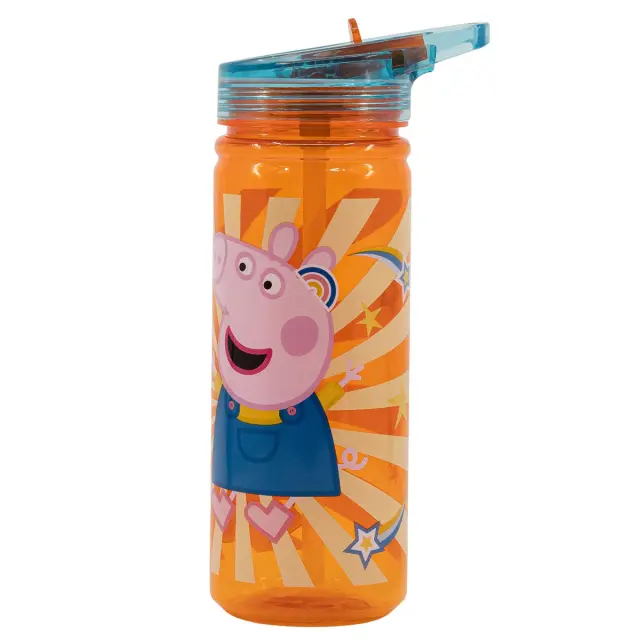 Παγούρι με καλαμάκι Peppa Pig 580ml