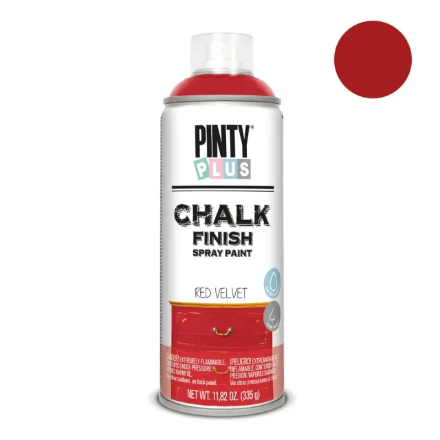 Pinty Plus Chalk Finish Paint Spray Σπρέι κιμωλίας 400 ml Red Velvet / CK804