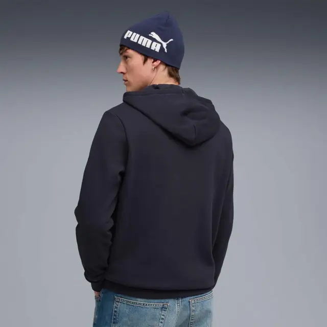Puma Men's Essentials No 1 Logo Full-Zip Hoodie Μπλε Σκούρο 682658-16 (Puma) - Medium 2