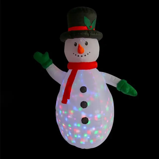ΦΟΥΣΚΩΤΟΣ ΧΙΟΝΑΝΡΘΩΠΟΣ 1 LED RGB ΣΤΑΘΕΡΟ ΜΕ ΠΡΑΣΙΝΟ ΚΑΛΩΔΙΟ 2M ΑΝΤΑΠΤΟΡΑ 12V IP44 Υ1800mm / X07003439 2
