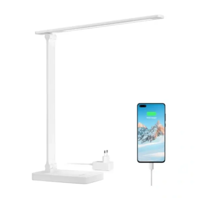 Lepro LED Φωτιστικό Γραφείου σε Λευκό Χρώμα