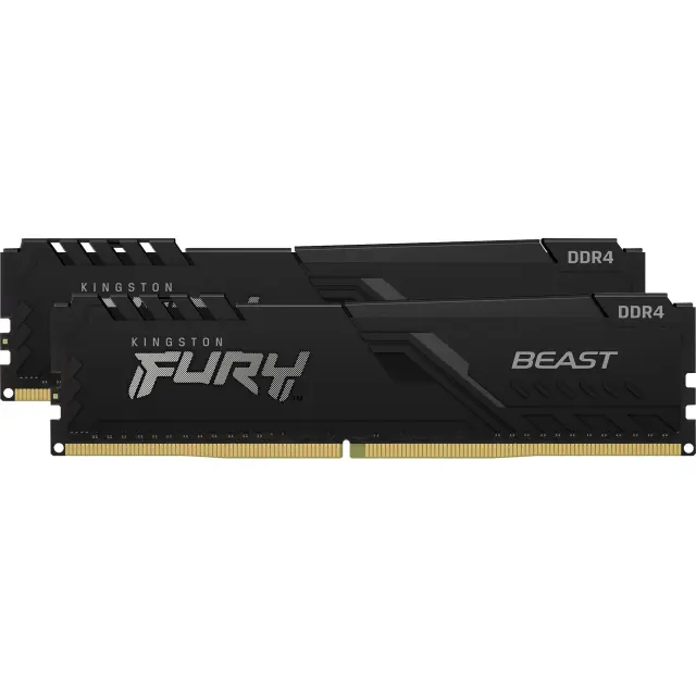Kingston DIMM 64 GB DDR4-3600 (2x 32 GB) Dual-Kit (black, KF436C18BBK2/64, Beast, INTEL XMP)