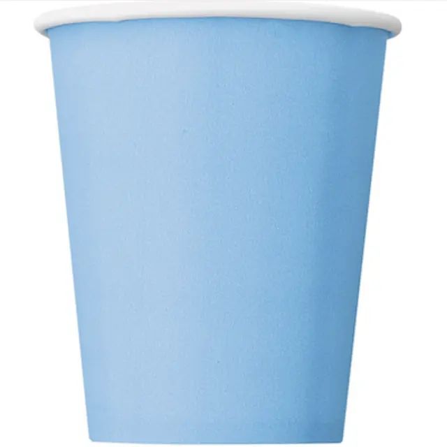 Ποτήρια Χάρτινα 266ml Σιελ /8 τεμ
