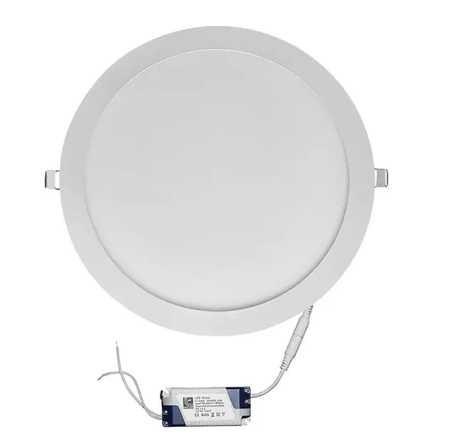 LED ΦΩΤΙΣΤ.ΨΕΥΔΟΡΟΦΗΣ ΑΛΟΥΜ ΣΤΡΟΓΓΥΛΟ 30W 3000K 120° ΛΕΥΚΟ