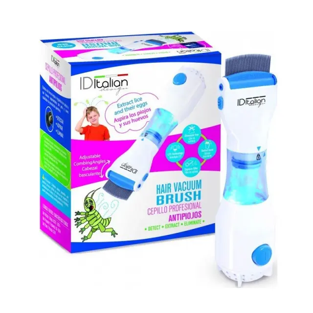 Vacuum Brush for Lice by ID Italian - Ηλεκτρική Χτένα για ψείρες