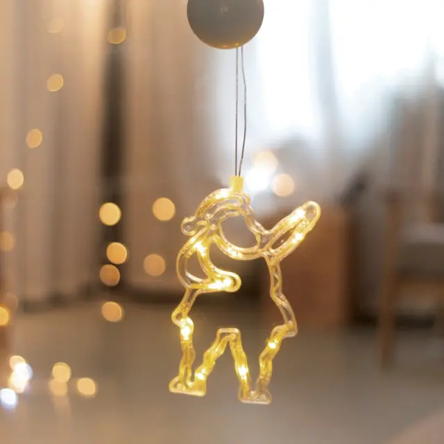 AcaLight Offer ΑΓΙΟΣ ΒΑΣΙΛΗΣ ΠΛΑΣΤΙΚΟΣ 10 LED ΘΕΡΜΟ ΛΕΥΚΟ ΜΕ ΜΠΑΤΑΡΙΕΣ 3ΧΑΑΑ IP20 130X205mm