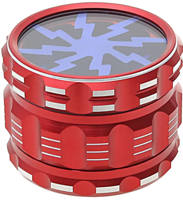 Grinder Τρίφτης «Lightning» 55mm - 4parts Διάφορα Χρώματα 3