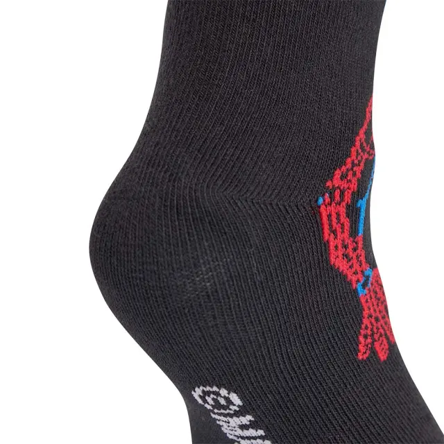 adidas Sportswear Infant's Marvel Spider-Man 3 Pair Crew Socks Άσπρο - Μαύρο KR2366 (adidas Sportswear) 3
