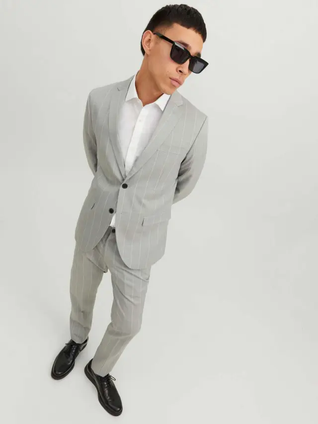 JPRFRANCO CHECK SUIT SN Light Gray - 50 2