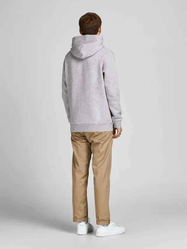 JJECORP LOGO SWEAT HOOD NOOS 02 Light Grey Melange 2