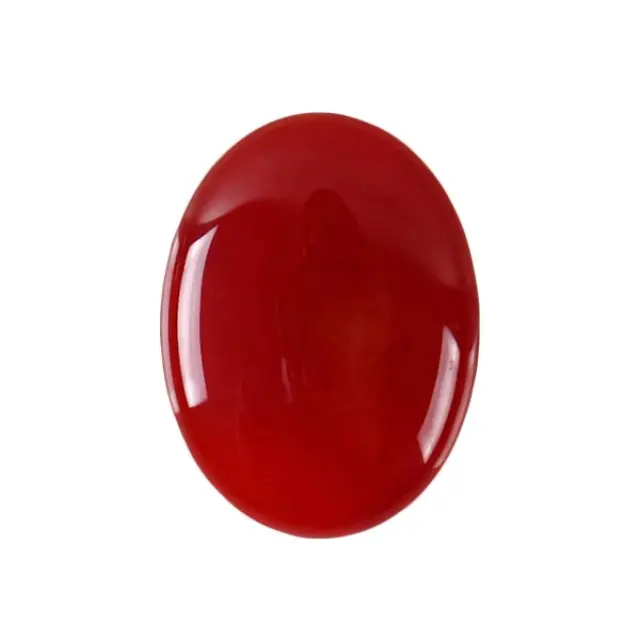 Καμπουσόν Ίασπις Red - Οβάλ 30x40mm - 1τεμ