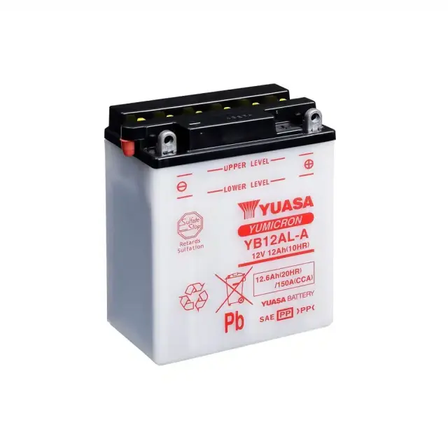 Μπαταρία Μοτοσυκλέτας YUASA YB12AL-A 12V 12Ah Χ/ΥΓΡΑ