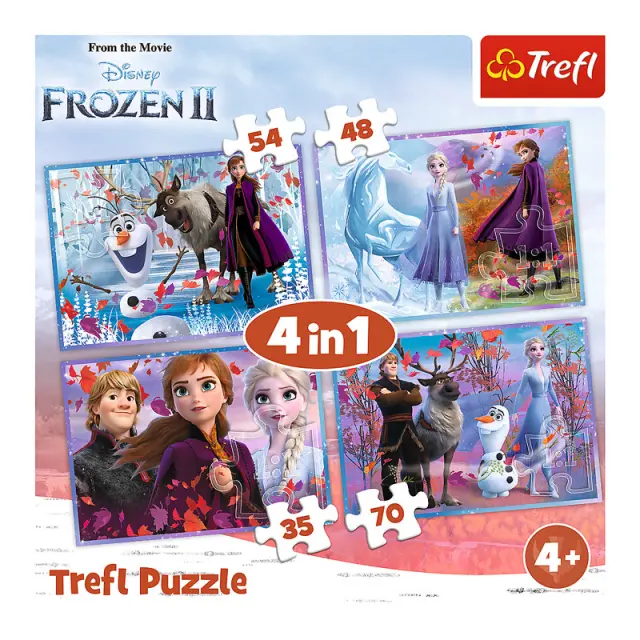 Παζλ Trefl 4 σε 1 Disney Frozen II . 2