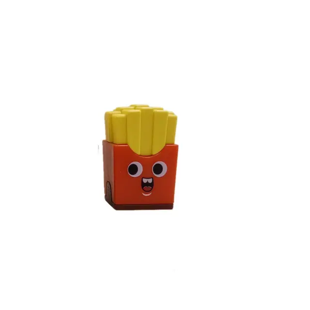 Mathv Γόμα & Ξύστρα 2 σε 1 / Sharpener & Eraser: French Fries (4 χρώματα) - Κόκκινο