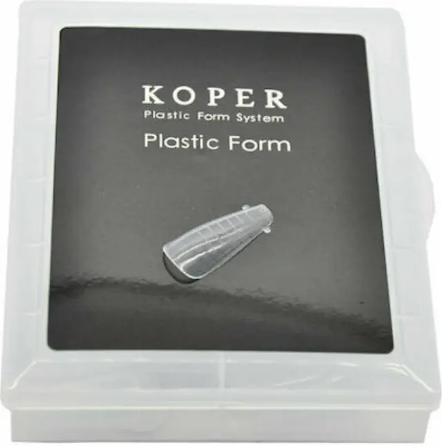 Φόρμες χτισίματος νυχιών - Plastic dual form nails Koper No:5 120pcs