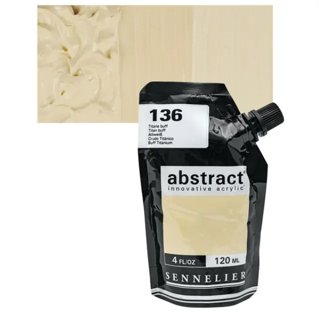 Ακρυλικό Sennelier Abstract 136 Titanium Buff - 120ml