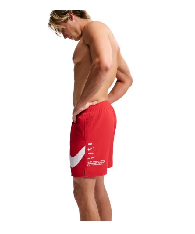 Nike - Ανδρικό μαγιό 7" Volley Swim Breaker NESSF508-614 Κόκκινο 3